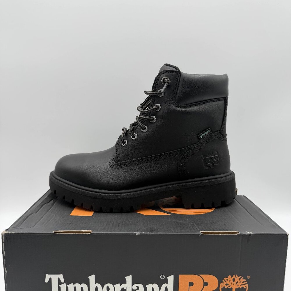 Timberland PRO 6” Waterproof Work Boot – Black – Men’s 8.5W – 26038 A64160